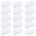 Timesetl 18Pack Business Card Holder For Desk, Clear Acrylic Office Business Card Holder Display Plastic Business Card Stand Acr