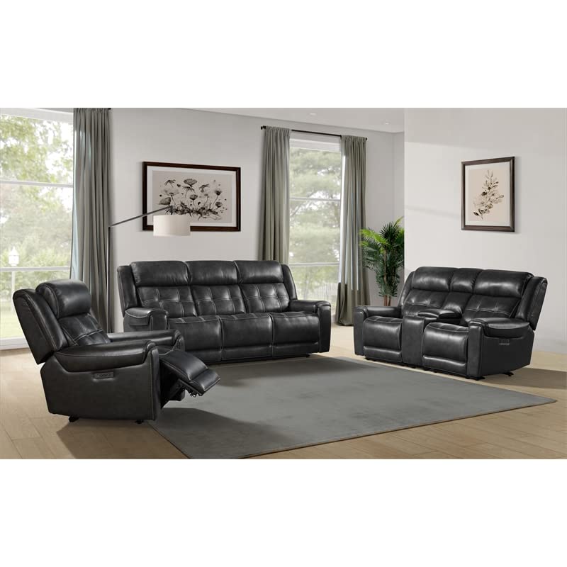 Intercon Regis Dual-Power Pillow Back Sofa - Thumbnail 3