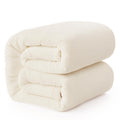 Hansleep Fleece Blanket For Couch Beige, Super Soft Flannel Fuzzy Blanket Throw, Plush Cozy Blanket For All Seasons, Beige, Thro