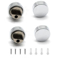 kaileyouxiangongsi 4Pcs Zinc Alloy Mirror Floating Glass Clip Set- Wall Mounted Mirrors Bracket/Clip -Bathroom Mirrors Supportin