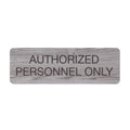 Sblabels Authorized Personnel Only Indoor Easy Adhesive Mount Door And Wall Sign For Restaurants And Small Businesses 3' X 9'