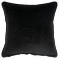 Rizzy Home Connie Post 20" x 20" Cotton Velvet Pillow Cover in Black