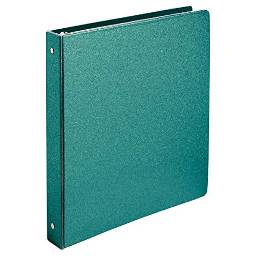 Office Depot Brand Fashion Binder, 1-1/2' Rings, Glitter Teal