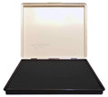 Uimprint Extra Large 8' X 12' Industrial Rubber Stamp Ink Pad In Metal Case, Black Stamp Pad