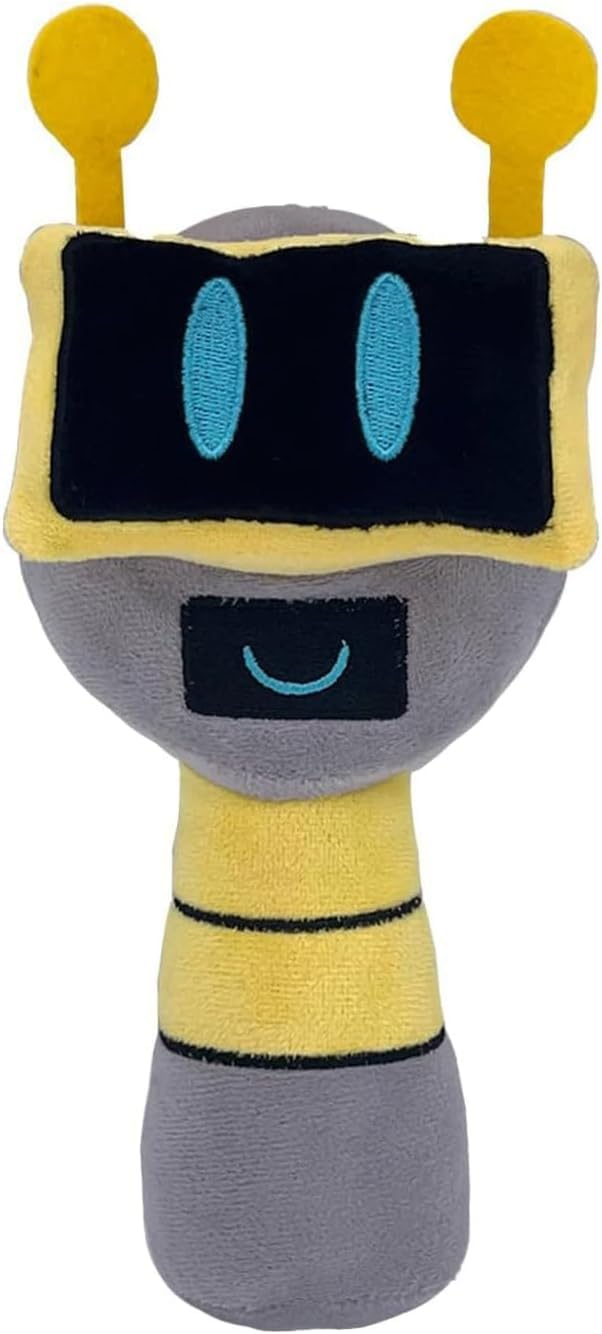 Sprunki Plush,10In Sprunki Game Plush, Realistic Cute Soft Stuffed Animal Doll Pillows Game Fans Boy Girl Kids(Fun Bot)