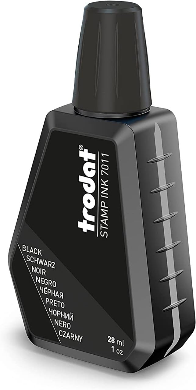 Trodat 55886 28 Ml 7011 Stamp Pad Ink - Black