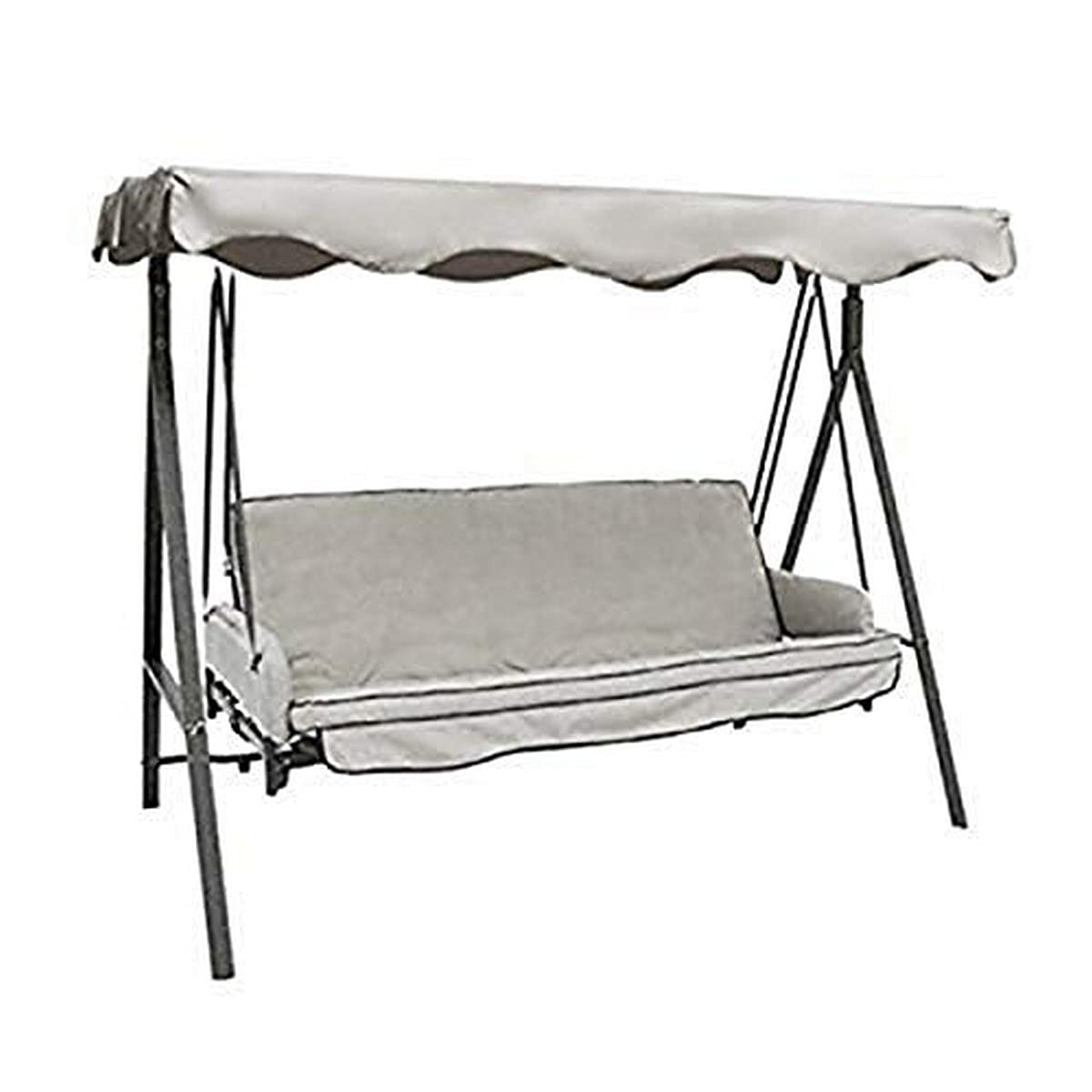 Garden Winds Replacement Canopy Top For Lowes Garden Treasures Model Sc-Gsn And Sc8844Gsn Swing - Gray Color - Will Not Fit Any