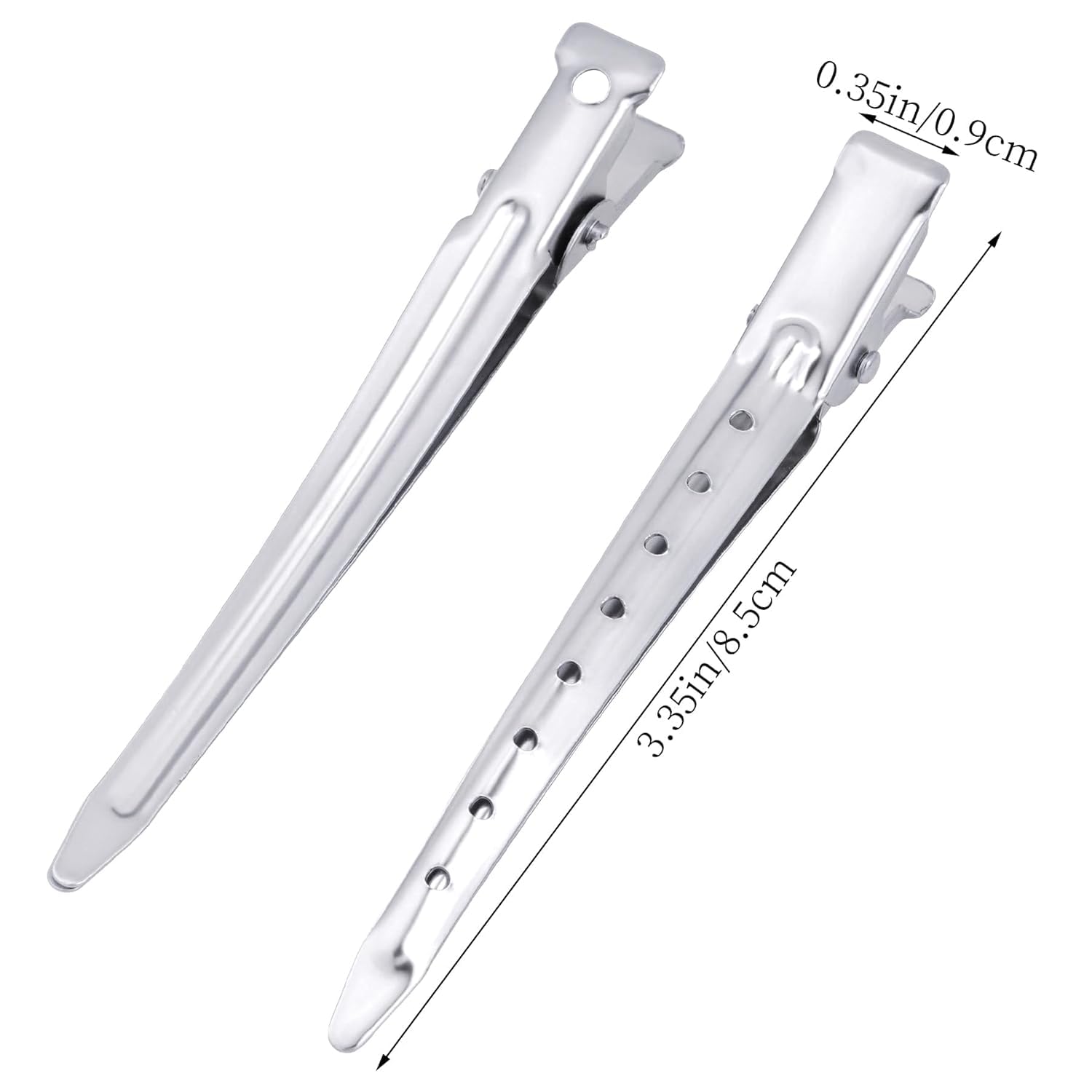 Soft 'N Style Duck Bill Clips Steel, 12 Bag
