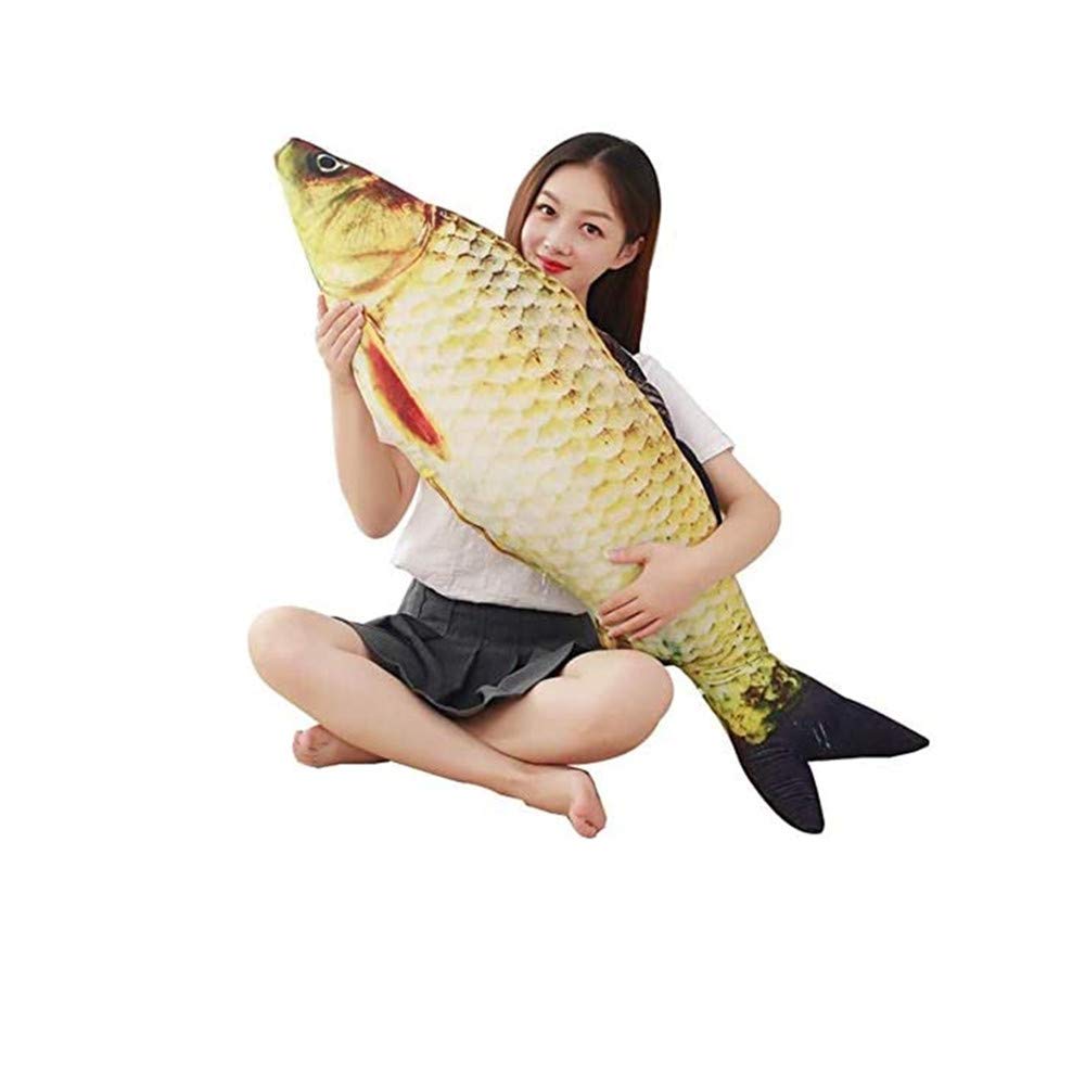 Julan 3D Giant Soft Fish Cushion Pillow Carp Plush Pillow Stuffed Toy Throw Pillow For Home Decoration Gift Kids Pillow Stuffed