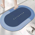 Sakar 2 pcs Absorbing Quick Drying Floor Mat | Super Absorbent Shower for Bathroom AntiSlip Memory Foam Bath Natural Rubber Bas