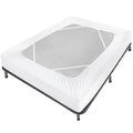 Box Spring Cover Twin Size Bed Skirt Wrap 4 Side Of The Mattress, Stretch & Snug Fit, Ultra Soft, Wrinkle Free, Replacing Bed Sk
