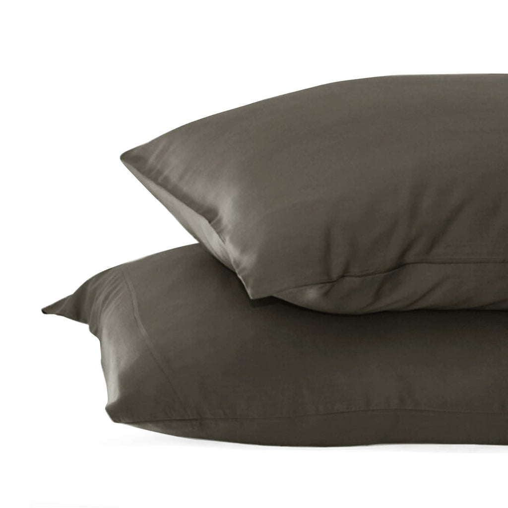 Resort Bamboo Pillowcase Set - Onyx-King By Cariloha For Unisex - 2 Pc Pillowcase