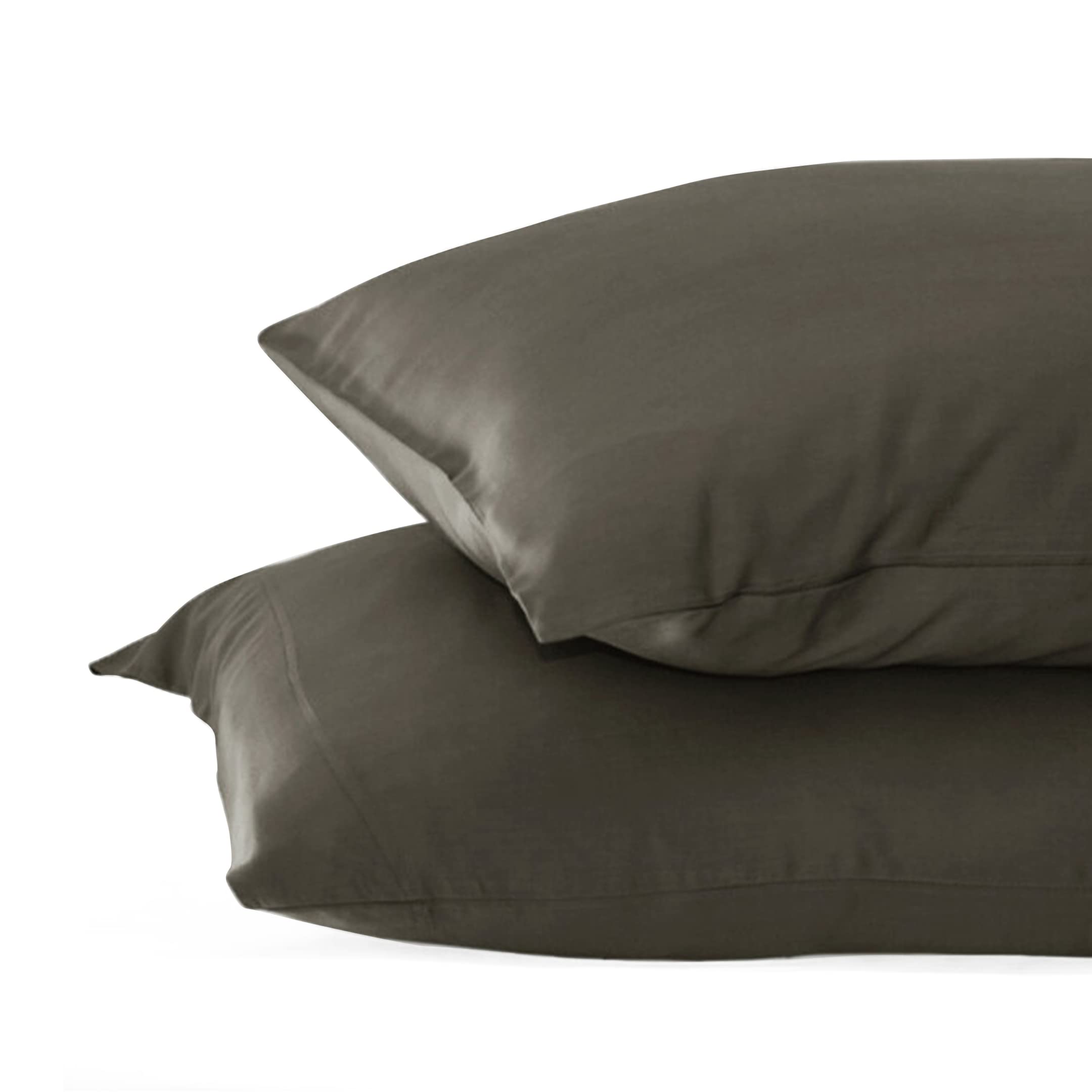 Resort Bamboo Pillowcase Set - Onyx-King By Cariloha For Unisex - 2 Pc Pillowcase