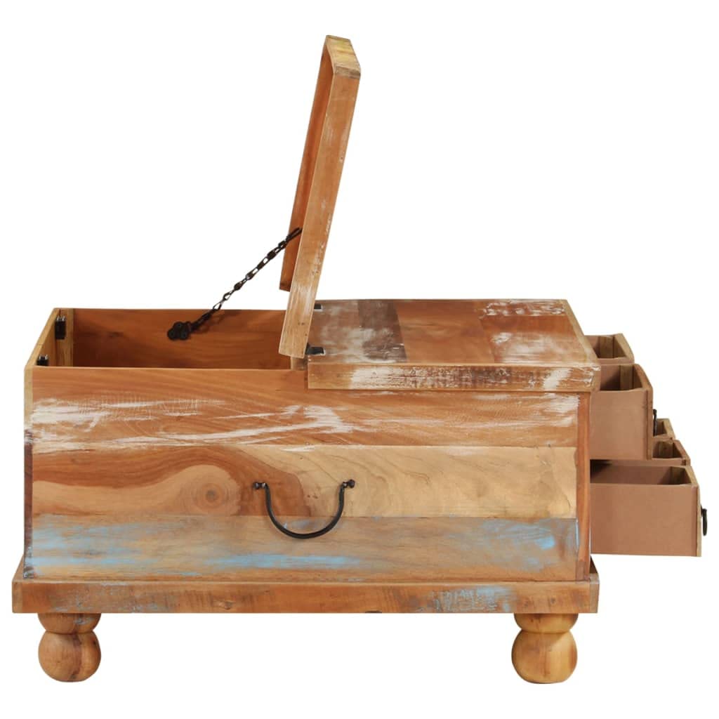 vidaXL Coffee Table Rectangle Accent Center Table - Thumbnail 2