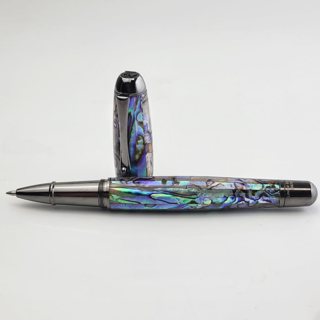 Monteverde Usa Super Mega Abalone Limited Edition 999/Gunmetal Trim Rollerball Pen