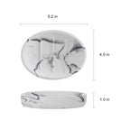 Iniunik Resin Soap Dish, Bar Soap Holder Shower Soap Dishes For Bar Soap, Marble Look Soap Bar Holder Soap Tray Soap Saver For S