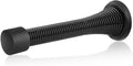 Homotek 20 Pack Black Spring Door Stops,3-1/8' Heavy Duty Door Stop - Flexible Spring Door Stopper With Low Mounted Black Rubbe