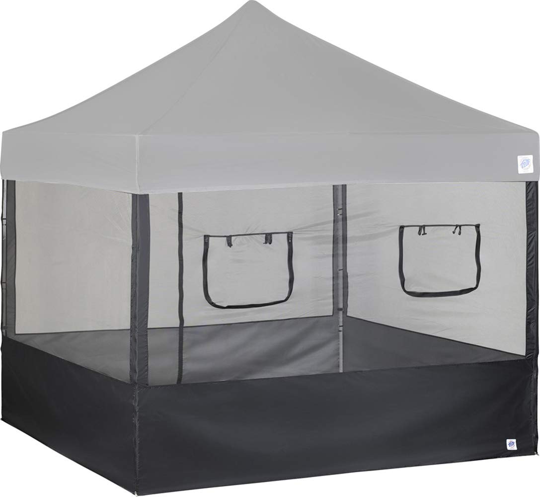 E-Z Up Food Booth Sidewall Kit, Set Of 4, Fits 10' X 10' Straight Leg Canopy (Canopy/Shelter Not Included), Includes 2 Roll-Up S