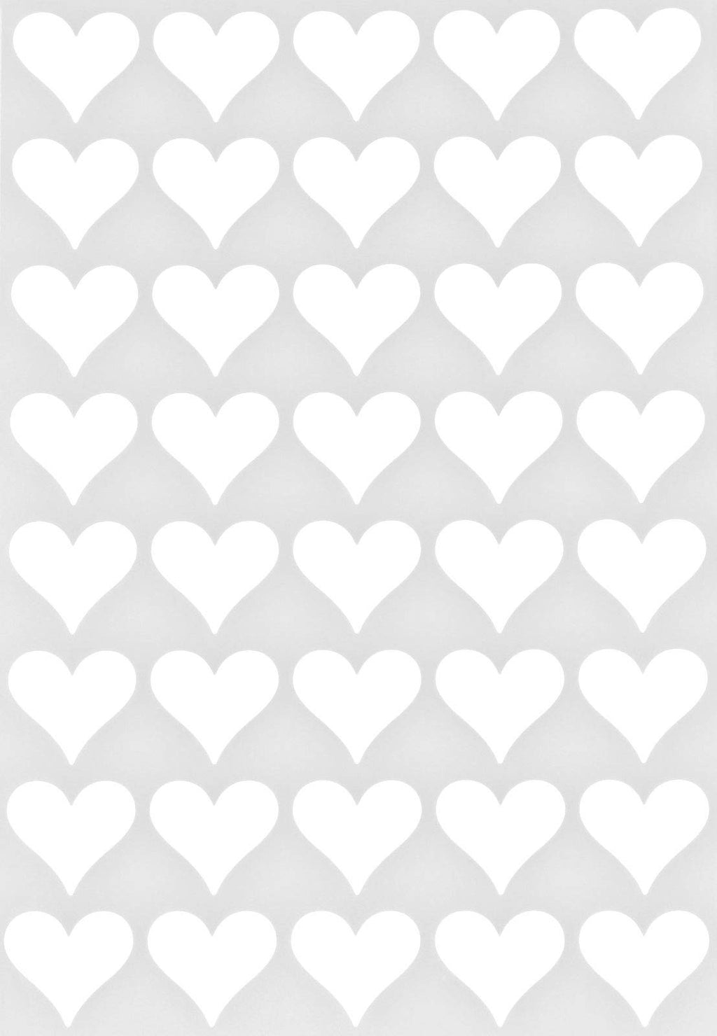 Royal Green 19Mm White Heart Shaped Stickers Valentine Stickers For Party Favors 1000 Pack