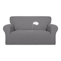 Purefit 100% Dual Waterproof Couch Cover Slipcovers For Couches And Sofas - Stretch Non Slip Fleece Sofa Covers Washable, Leakproof Furniture Protector For Kids, Pets, Dog (Loveseat, Light Gray)