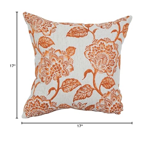 Blazing Needles Square Jacquard Throw Pillows, 17&quot;, Vivier Bitter 2 Count