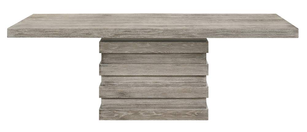 Faustine Wood Rectangular Dining Table - Thumbnail 2