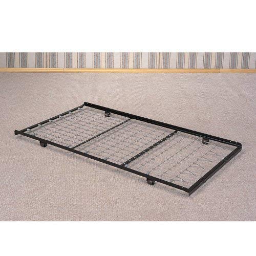 Coaster Home Furnishings Twin Trundle Bed Brown with Roller Black, 70&quot;D x 38.25&quot;W x 3.5&quot;H (CO-1139)