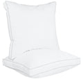 Utopia Bedding Bed Pillows For Sleeping European Size (White), Set Of 2, Cooling Hotel Quality, Gusseted Pillow For Back, Stomac