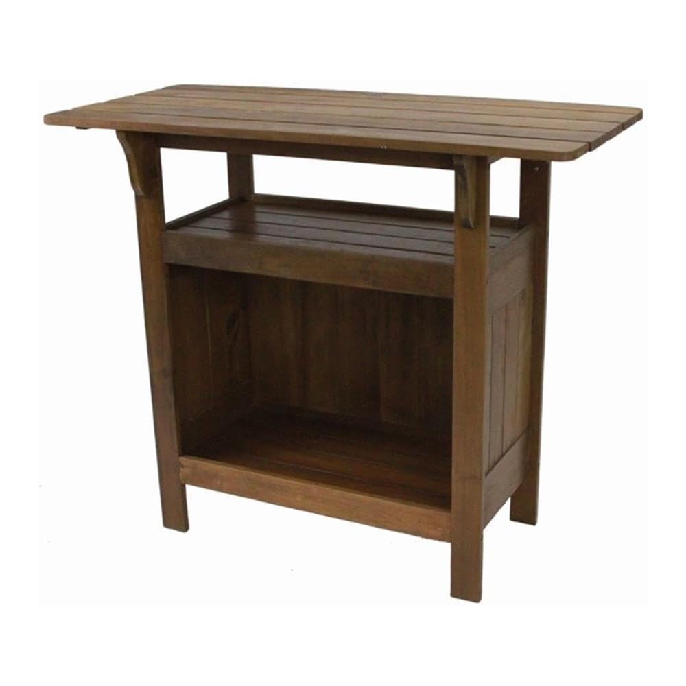 International Caravan Furniture Piece Wood Bar Table