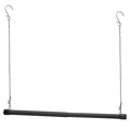 Hanging Closet Rod,15-40 Inch Adjustable Closet Hanging Organizer,35 Inch Height Space-Saving Clothes Hanging Bar,Black Closet R