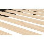 Steve Silver Furniture Nix Twin Platform Bed, Solid Pine, Guest Room, Kid’s Room or Vacation Home, Contemporary/Farmhouse/Mid/Century, Black