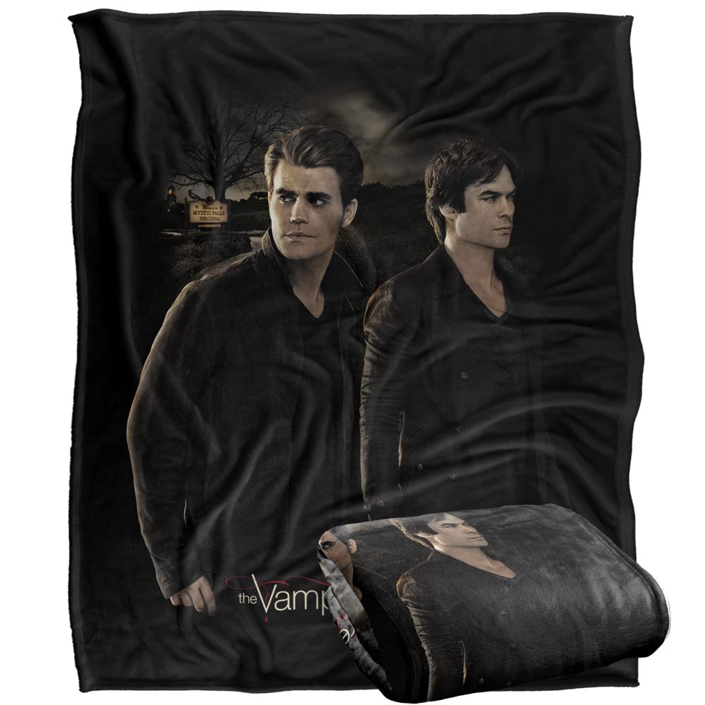 Vampire Diaries Brothers Officially Licensed Silky Touch Super Soft Throw Blanket 50' X 60'