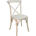 EMMA + OLIVER Lime Wash X-Back Chair