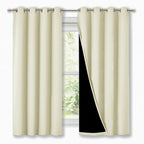 Nicetown Cold Blocking Curtains, Bedroom Full Blackout Panels, Super Thick Insulated Window Covers, Complete Blackout Draperies