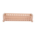 Cutting Edge 1 Layer Slim Storage Rack With Wheels  Beige