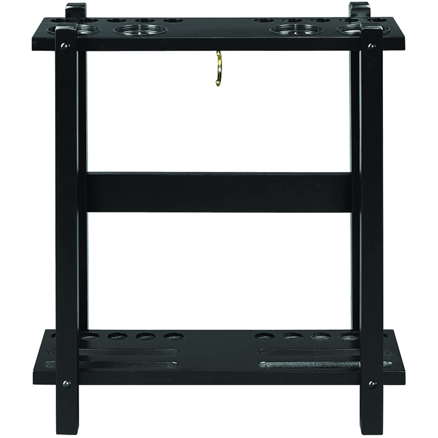 STRAIGHT FLOOR CUE RACK-BLACK