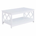 Convenience Concepts Diamond Coffee Table, White