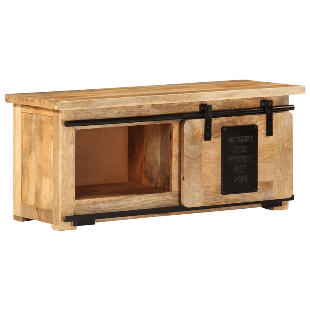 vidaXL TV Stand, TV Unit for Living Room Bedroom, Sideboard with Storage, TV Console Entertainment Center, Farmhouse Style, Soli