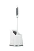 Superio Toilet Bowl Brush and Holder with Under Rim Cleaner for Bathroom, Toilet Brush and Caddy with Non Scratch Bristles and U