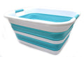 SAMMART 41L(10.8 gallon) Collapsible Plastic Laundry BasketFoldable Pop Up Storage ContainerPortable Washing TubSpace Saving 
