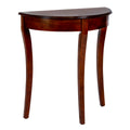 All Things Cedar Classic Accents HR01 Flower Display Table | Cherry Wood Console Table | Birch Veneer, Solid Wood Legs, Lower Shelf & Sizable Top| Elegant Wooden Entry Table | 25x14x28