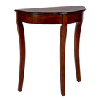 All Things Cedar Classic Accents HR01 Flower Display Table | Cherry Wood Console Table | Birch Veneer, Solid Wood Legs, Lower Shelf & Sizable Top| Elegant Wooden Entry Table | 25x14x28