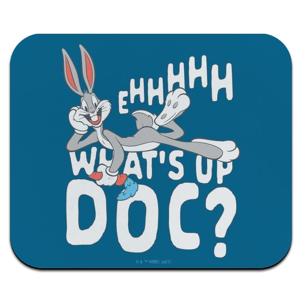 Bugs Bunny What'S Up Doc? Low Profile Thin Mouse Pad Mousepad