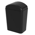 Feicanhao 4.5 Gallon Plastic Garbage Can with Swing Lid, Slim, Black