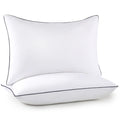Hoomqing Bed Pillows For Sleeping 2 Pack, Queen Size Set Of 2 For Side Back And Stomach Sleepers, Cooling Pillows,Down Alternati