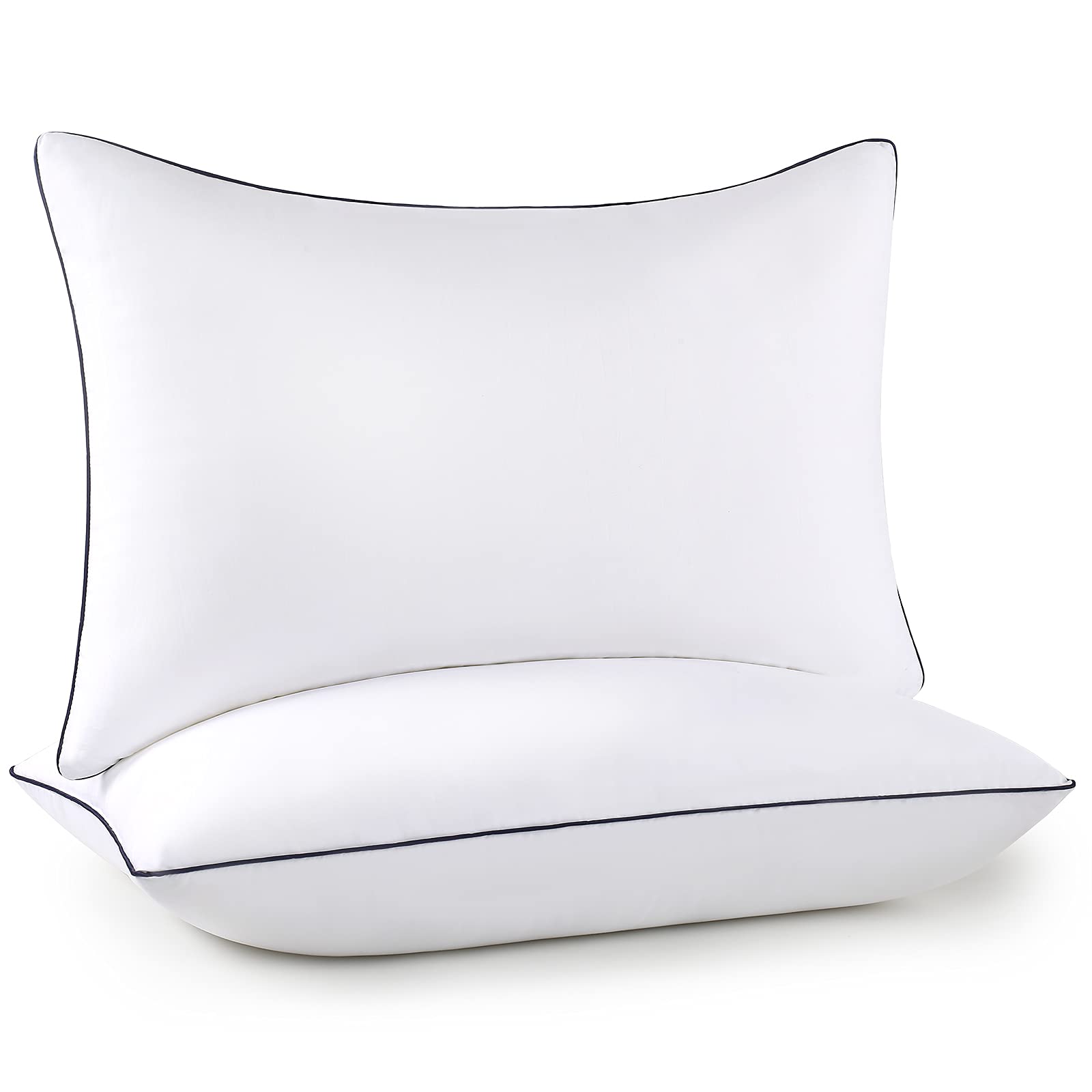 Hoomqing Bed Pillows For Sleeping 2 Pack, Queen Size Set Of 2 For Side Back And Stomach Sleepers, Cooling Pillows,Down Alternati