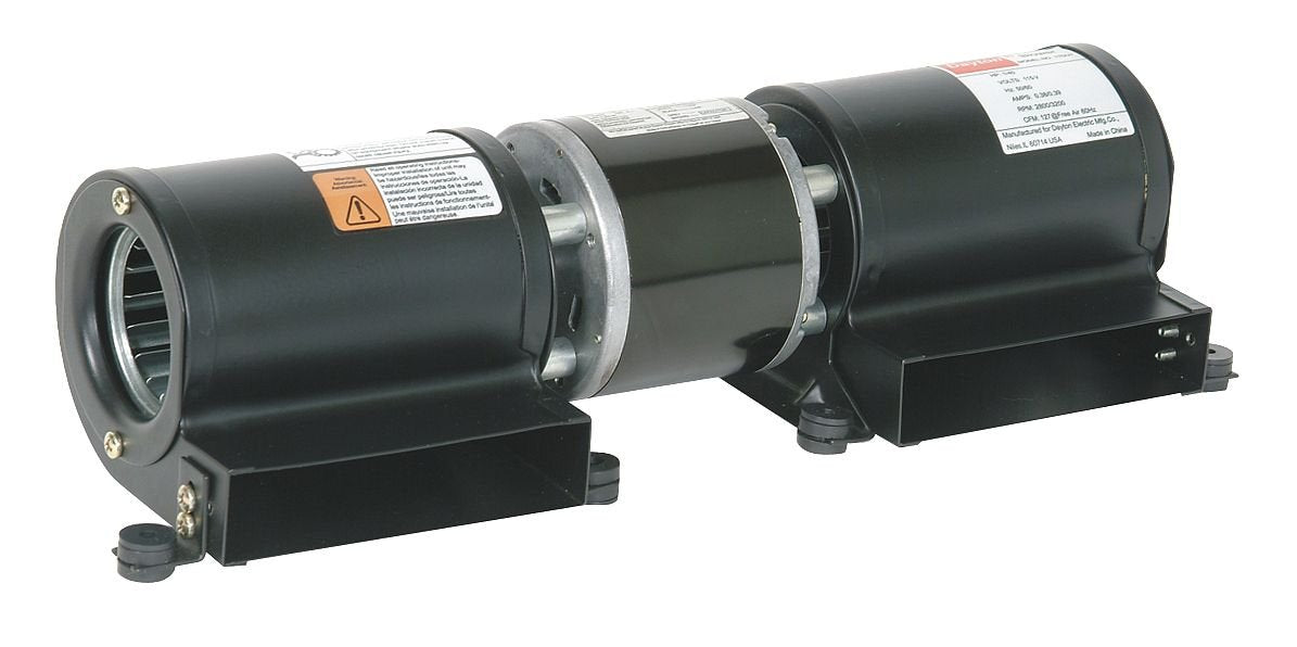 Dayton Model 1TDU7 Low Profile Blower 115 Volt for Fireplace or Wood Stove (4C825)