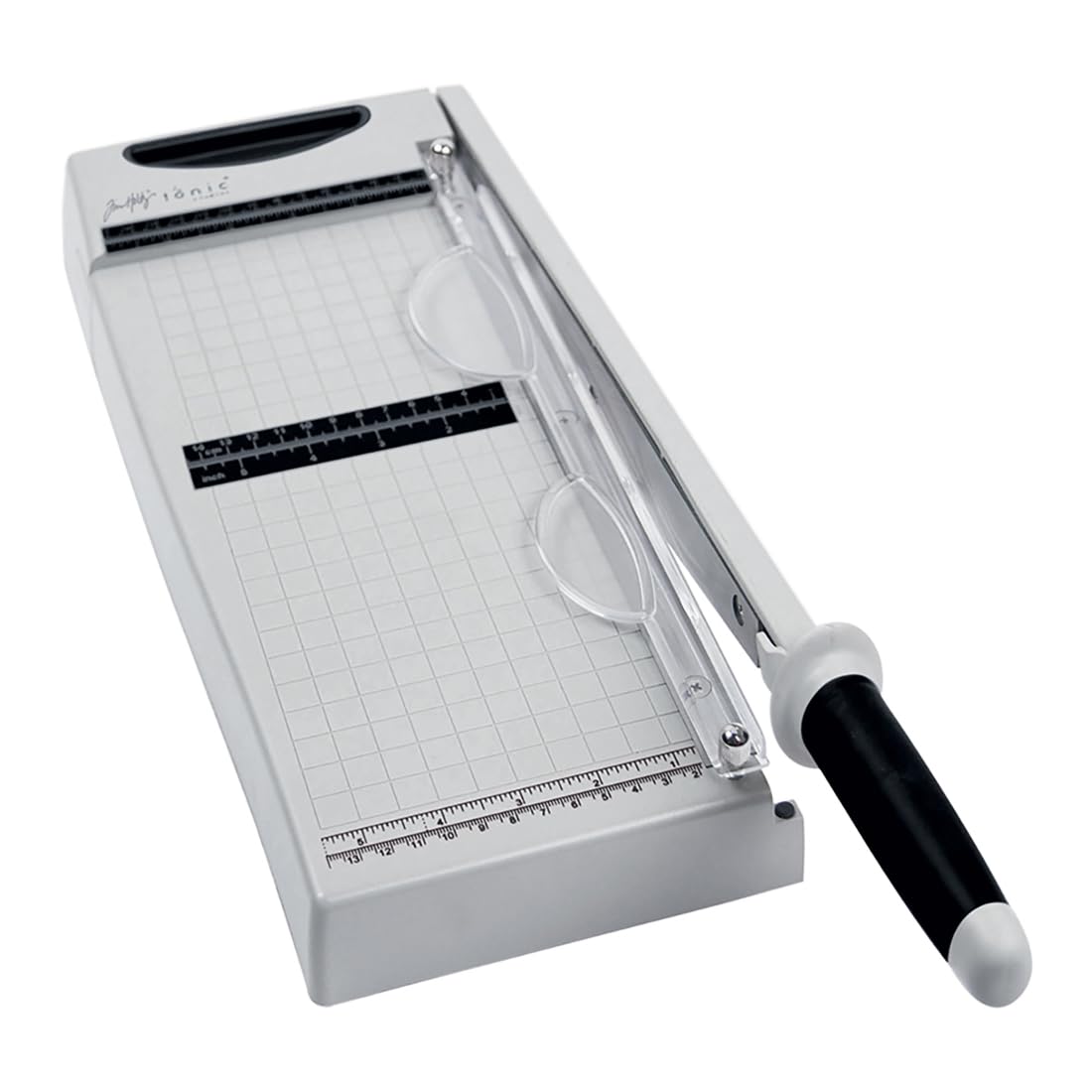 Tim Holtz Paper Cutter Tool - Maxi Guillotine Paper Trimmer For Scrapbooking, Vinyl, And Craft Paper - 12.25 Inch Cutting Length