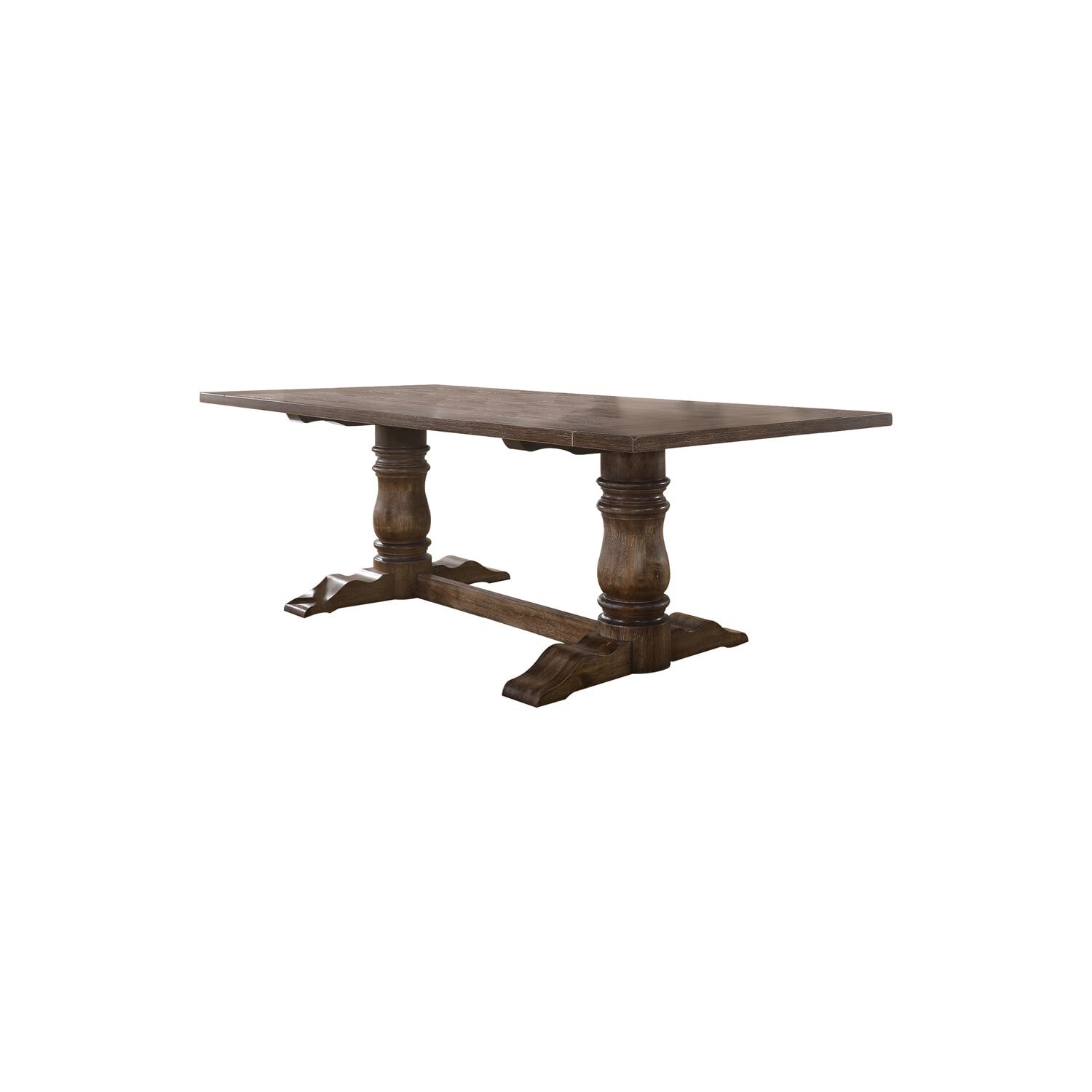 Best Master Furniture Dining Table Only Only, Antique Natural Oak