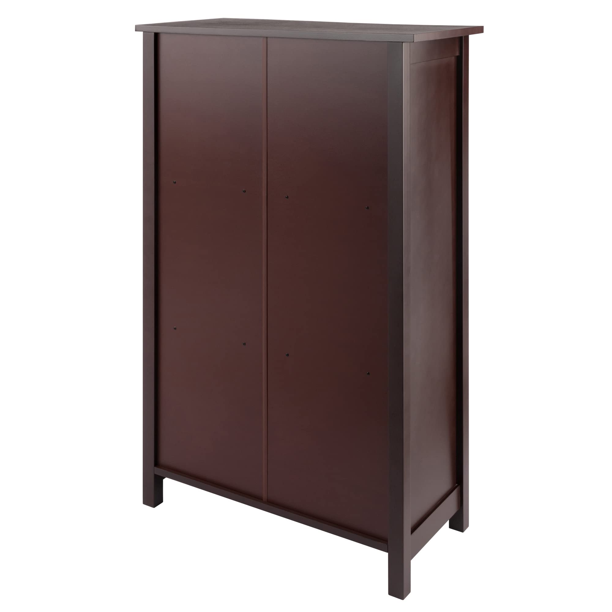 Winsome Milan Storage/Organization, 6 Small, Walnut